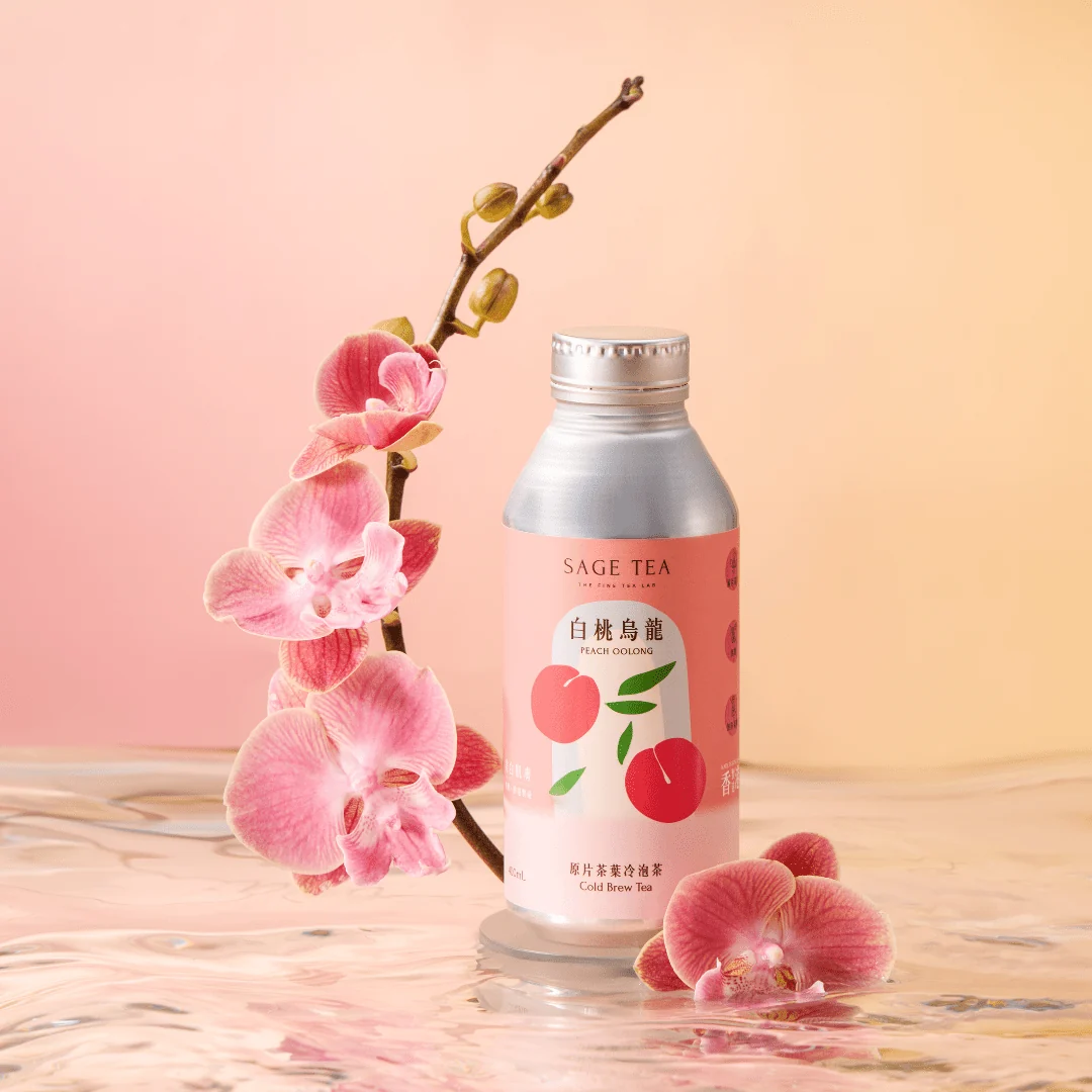 Cold Brew Tea White Peach Oolong (400ml/bottle)