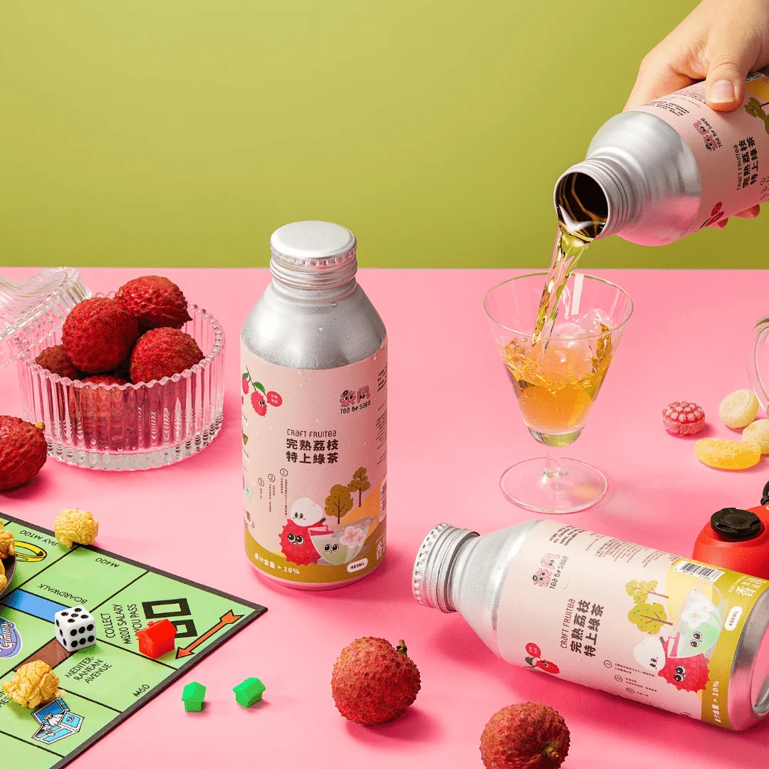 Craft Fruitea Lychee Jasmine Green Tea (400ml/bottle)