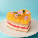心形芒果西瓜蛋糕 縮圖 1